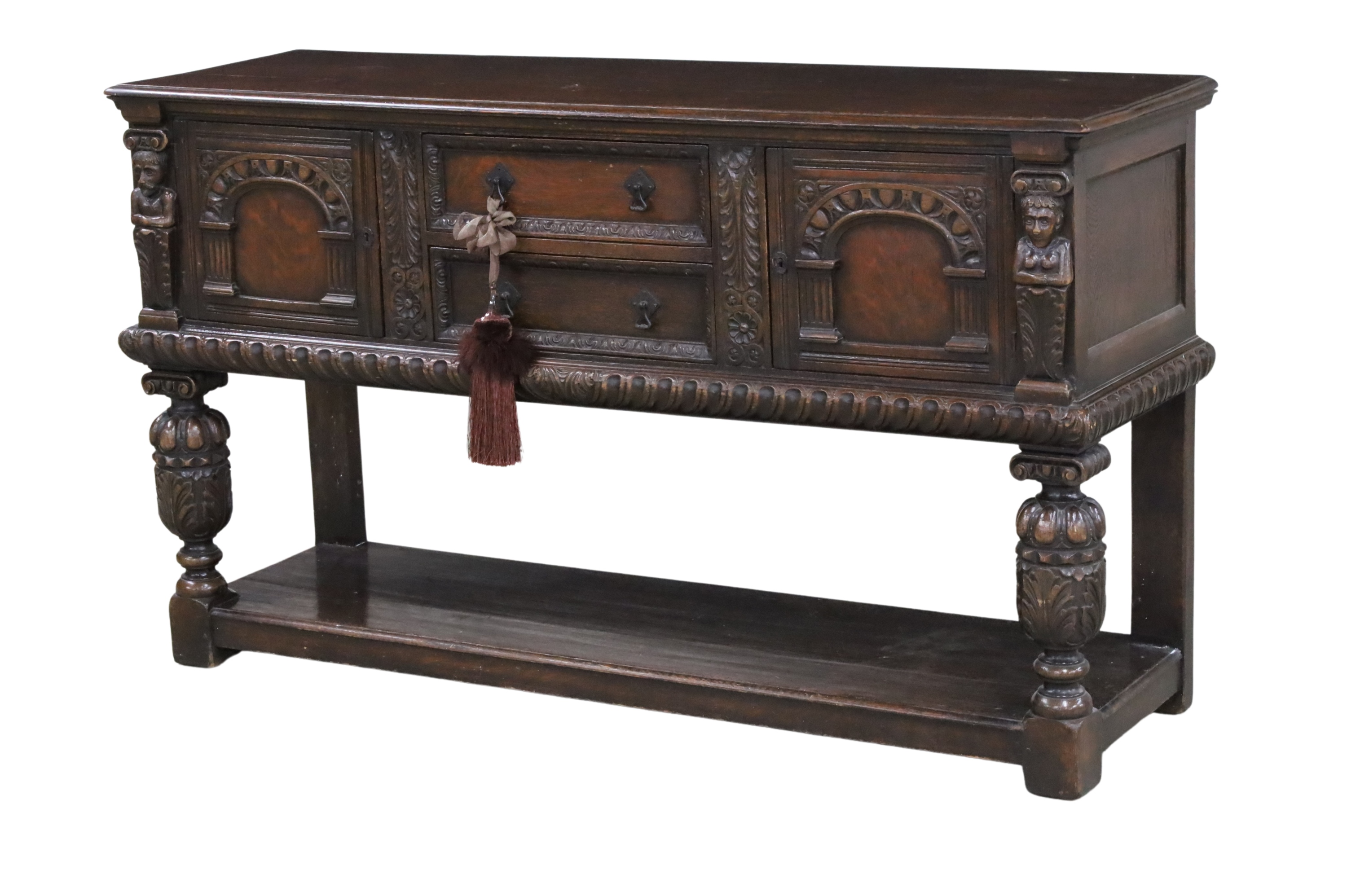 HANDSOME JACOBEAN STYLE OAK