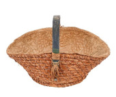 HANDWOVEN GATHERING BASKET<br>