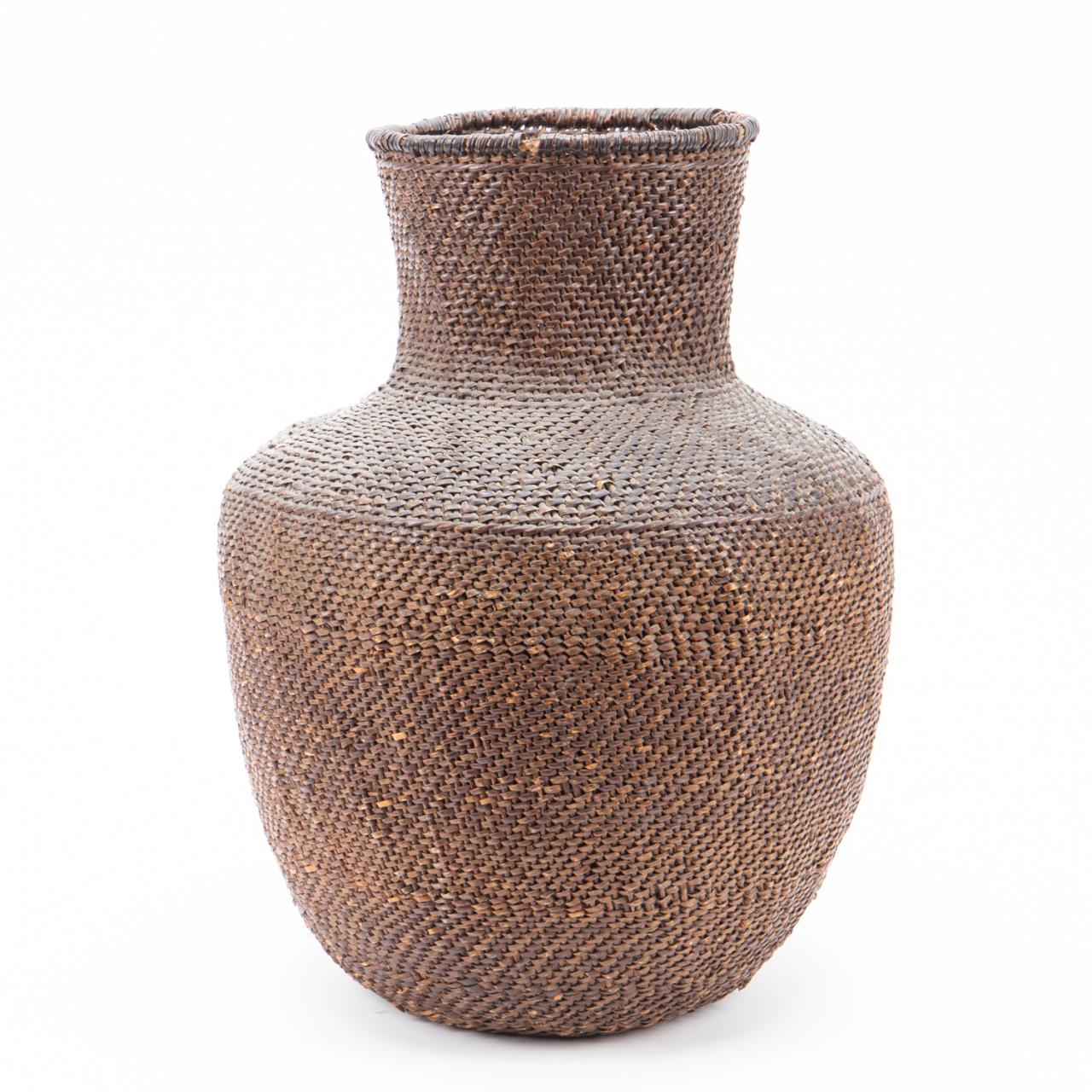 HANDWOVEN NATIVE AMERICAN BOTTLE