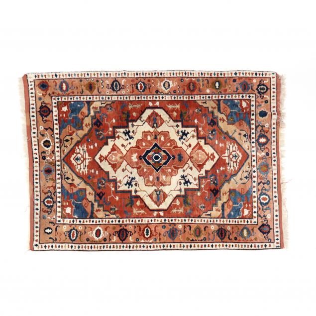 HANDWOVEN ORIENTAL WOOL RUG In
