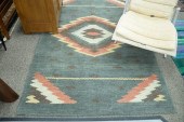 HANDWOVEN RUG, AMERICAN INDIAN