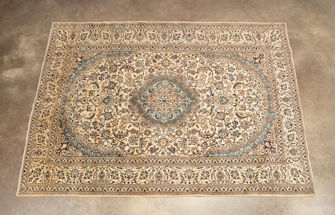 HANDWOVEN SILK AND WOOL PERSIAN
