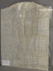HANDWRITTEN INK ON VELLUM WARW