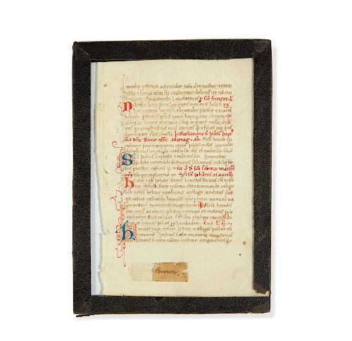 HANDWRITTEN MANUSCRIPT PAGE, BOOK