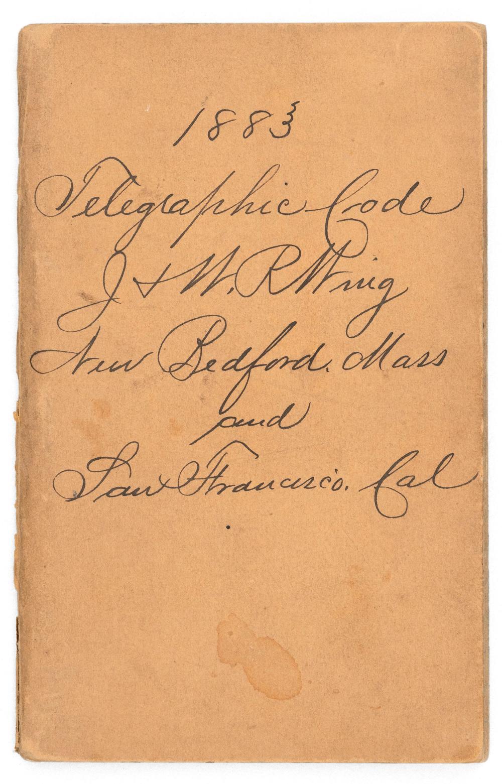 HANDWRITTEN WHALEMAN'S
