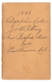 HANDWRITTEN WHALEMAN'S TELEGRA