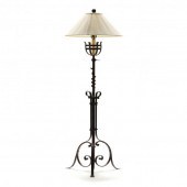 HANDWROUGHT FIGURAL TELESCOPIC