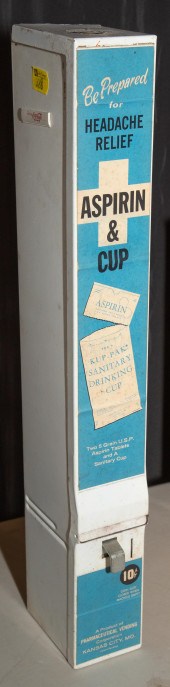 HANGING ASPIRIN 10 CENT VENDIN