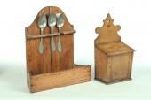 HANGING BOX AND SPOON RACK.  E