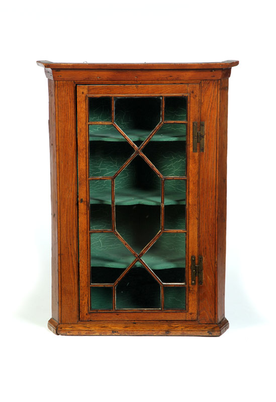 HANGING CORNER CUPBOARD. 