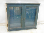 HANGING DISPLAY CASE, WOOD CAS