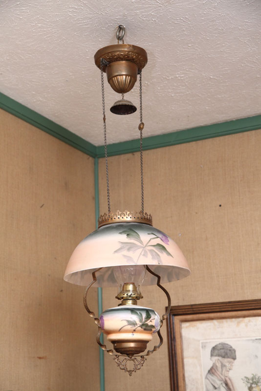 HANGING LIGHT. Possibly Larkin.