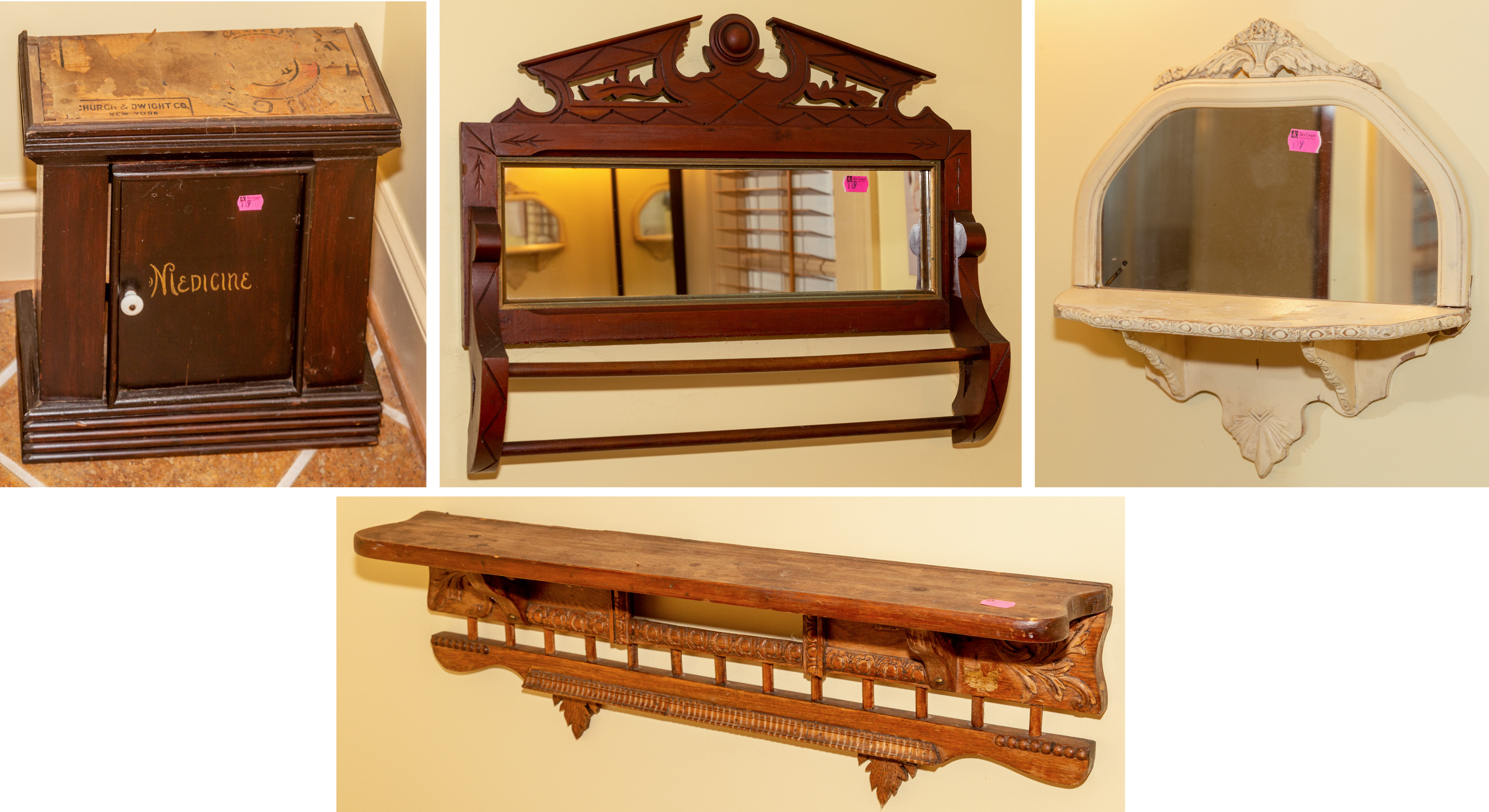 HANGING MEDICINE CABINET & MIRRORED