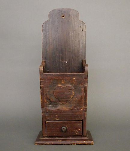 HANGING PIPE BOXA 19th century Pine