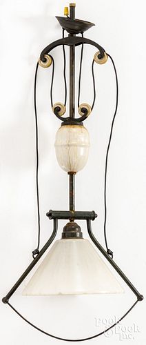 HANGING RETRACTABLE MEDICAL LAMP,