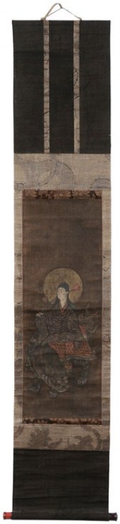 Hanging Scroll of Monju Japane
