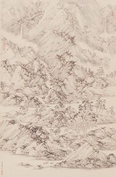 HANGING SCROLL PAINTING - ARNO