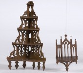 Hanging Wooden Corner Shelves