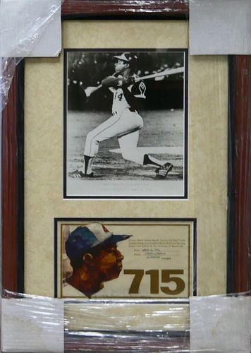 HANK AARON 715TH HOME RUN