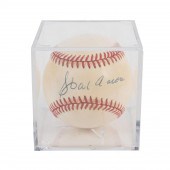 HANK AARON AUTOGRAPHED BASEBAL