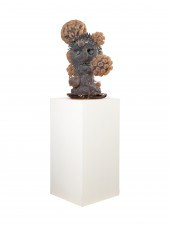 HANK ADAMS 'CLACKER' ART GLASS