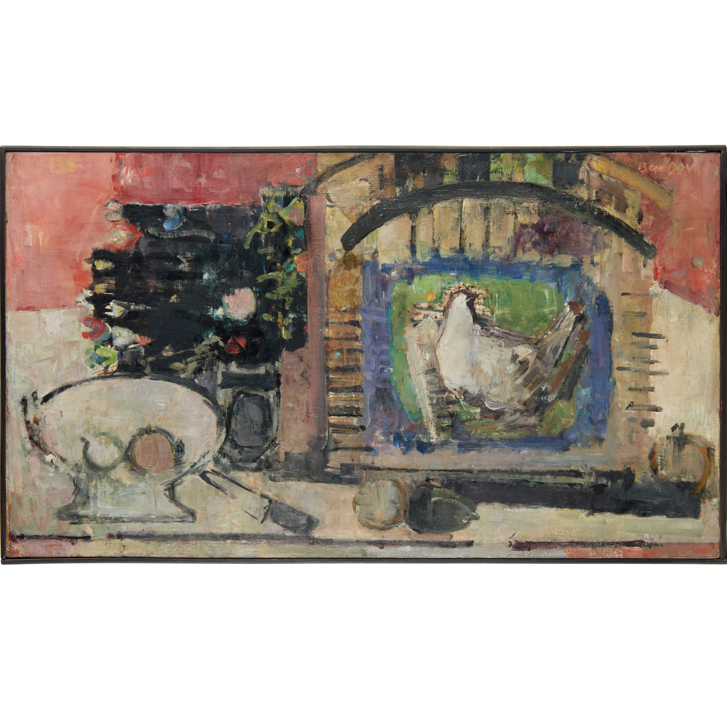 HANNA BEN DOV, OIL ON CANVAS, C.