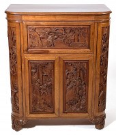 HANNA HOUSE CARVED CHINESE LIF