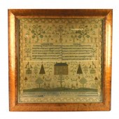 HANNAH SETCHELL SAMPLER, 19TH
