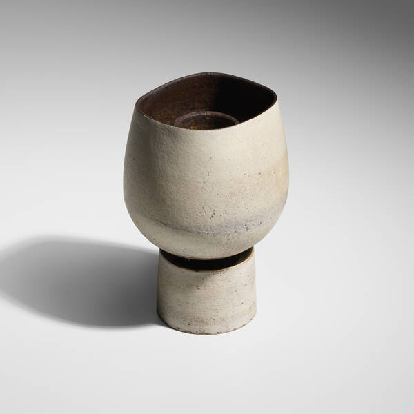 Hans Coper. Cup on stand form. c.