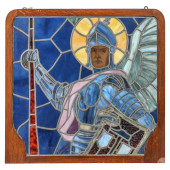 HANS DRINNEBERG 19C STAINED GL