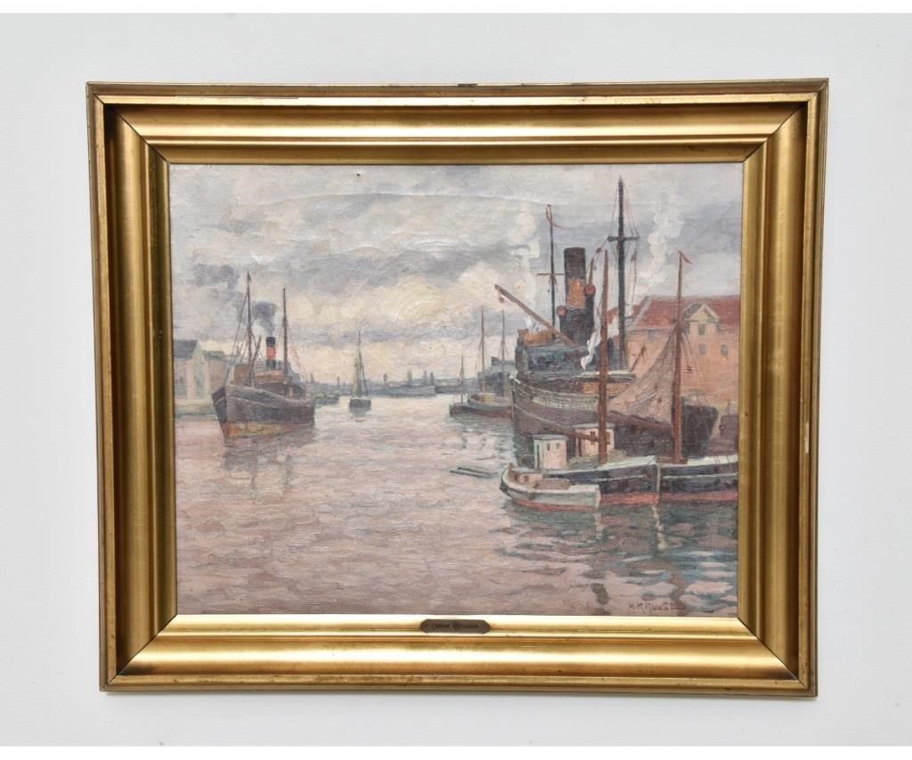 Hans Druuse (Denmark,1893-1964) oil