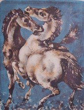 HANS ERNI "SOLOMON'S HORSES" S