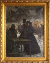 HANS GABRIEL JENTZSCH OIL ON C