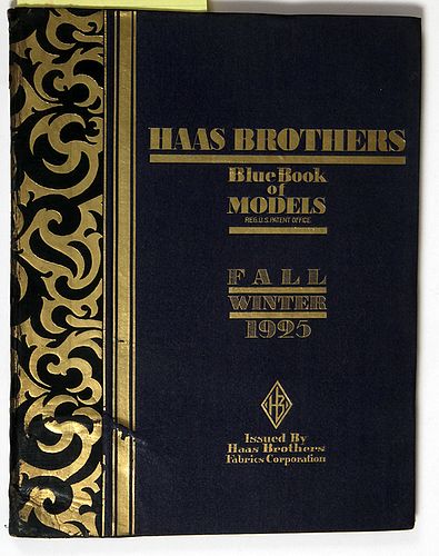 HANS HAAS BROTHERS BLUE BOOK OF