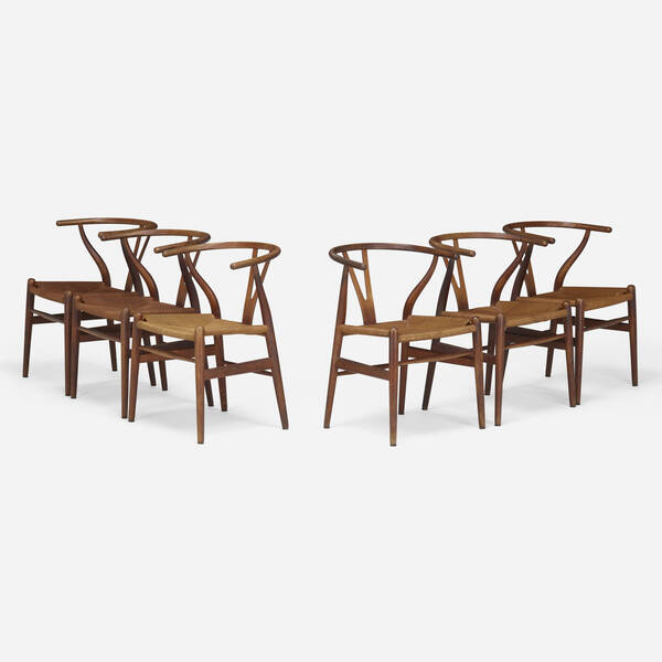 Hans J. Wegner. Wishbone chairs,