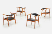 HANS J. WEGNER, 'YOKE' CHAIRS
