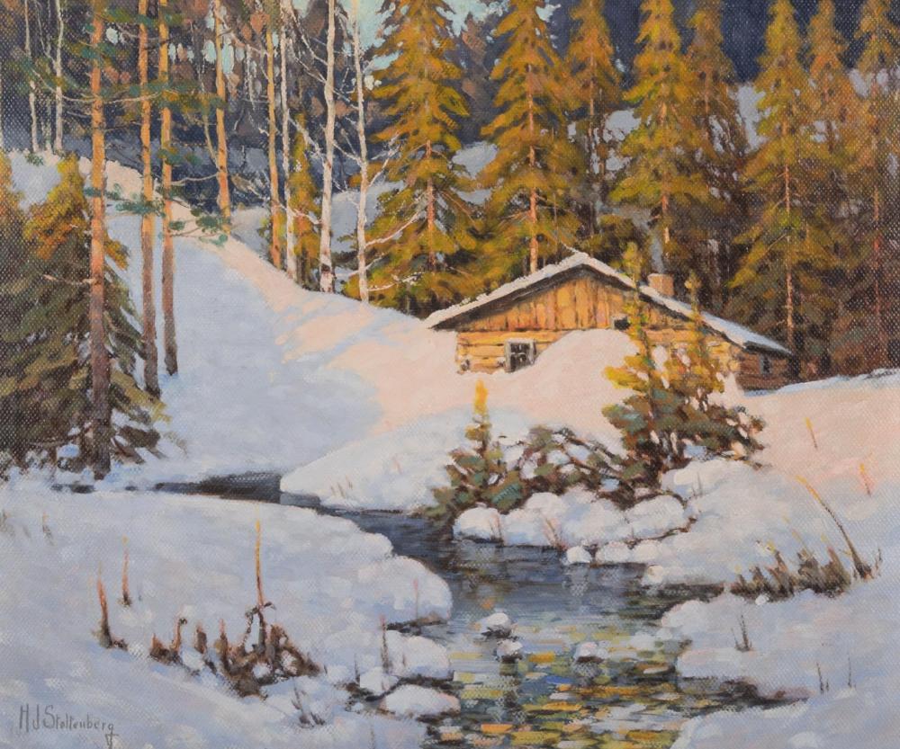 HANS JOHN STOLTENBERG OIL ON