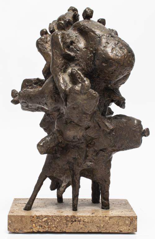 HANS KLAKOW BRUTALIST MODERN BRONZE