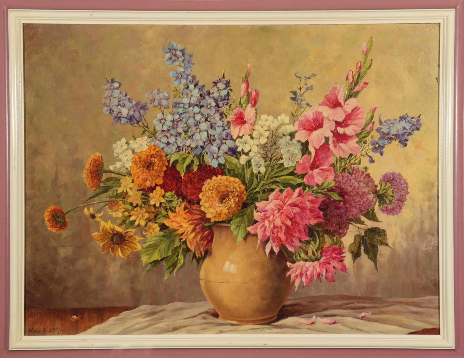 HANS LIEBL STILL LIFE WITH
