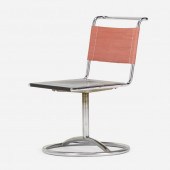 Hans Luckhardt. Swivel chair,