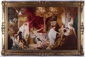 HANS MAKART PAINTING OIL ON CA