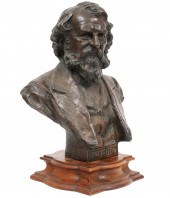 HANS MULLER 19TH C. BRONZE BUS