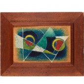 HANS O. HOFMAN, OIL ON CARDBOA