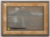 HANS THOMA. "STRESA," WATERCOL