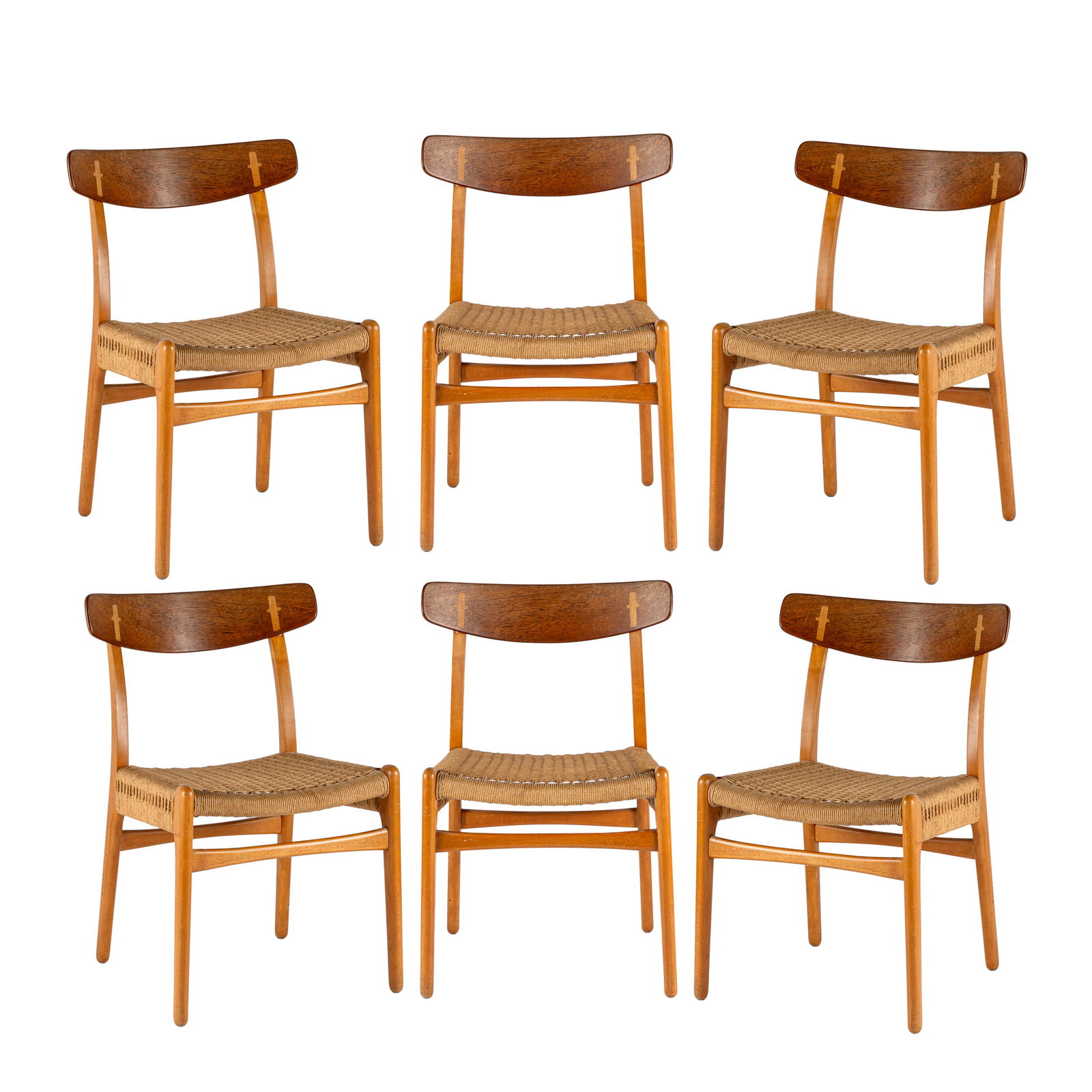HANS WEGNER FOR CARL HANSEN, SET OF