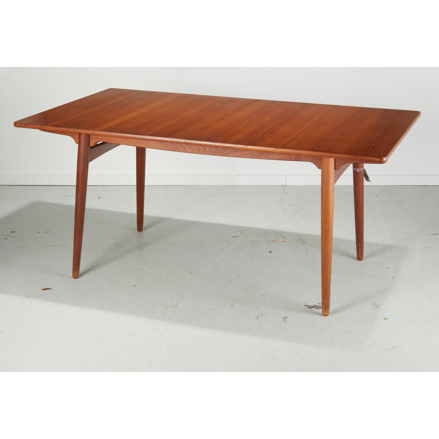 HANS WEGNER, TEAK DINING TABLE c.