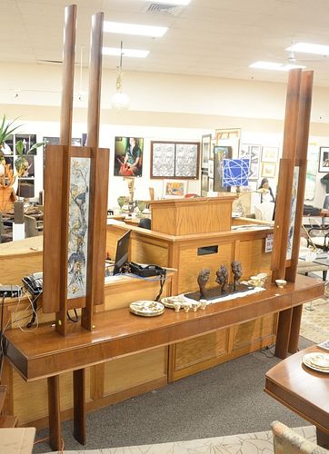HANS WEISS MODERN WALL UNIT, HAVING