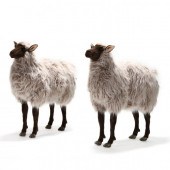 HANSA, PAIR OF LIFE-SIZE STUFF
