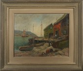 Harbor Scene by James Ashcroft