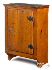 HARD PINE HANGING CUPBOARD, LA